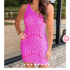 Pink homecoming dress